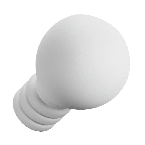 Exacoat 3D Lamp Knowledge Bulb