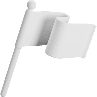 3D Dynamic Clay Flag